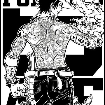 ace and portgas d. ace image  One piece tattoos, One piece ace, One piece  manga