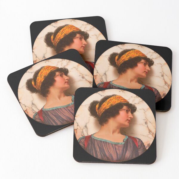 Item preview, Androcléa (1915) "Girl with a beautiful dress" John William Godward designed and sold by TeeARTHY.