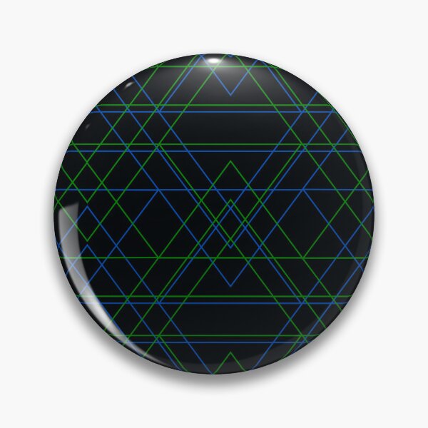 Artikelvorschau, Blaues und grünes Linienmuster mit schwarzem Hintergrund entworfen und verkauft von Digitalme Designs.