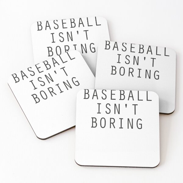 Item preview, BASEBALL ISN'T BORING : SHORT SLEEVE T-SHIRT designed and sold by FILEX ⭐⭐⭐⭐⭐(826).