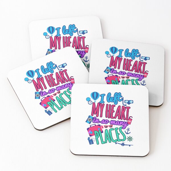 Item preview, I Left My Heart In So Many Places Travel designed and sold by jaygo.