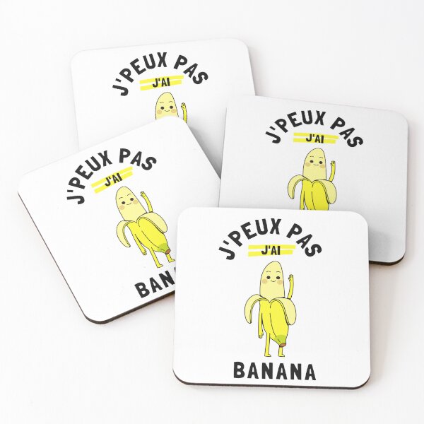 Item preview, JE PEUX PAS J'AI BANANA  SHIRT, FUNNY J'PEUX PAS J'AI, COOL J'PEUX PAS J'AI BANANA SHIRT, BANANA SHIRT designed and sold by zoonix.