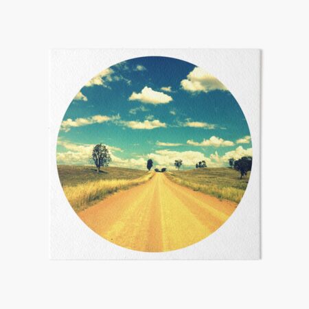 Dirty Back Road Art Board Print