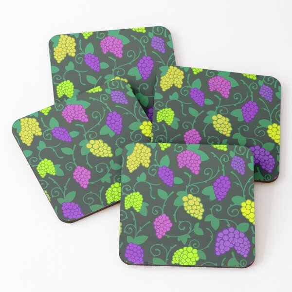 Item preview, Branches with colorful grapes designed and sold by MinEkkoArt.