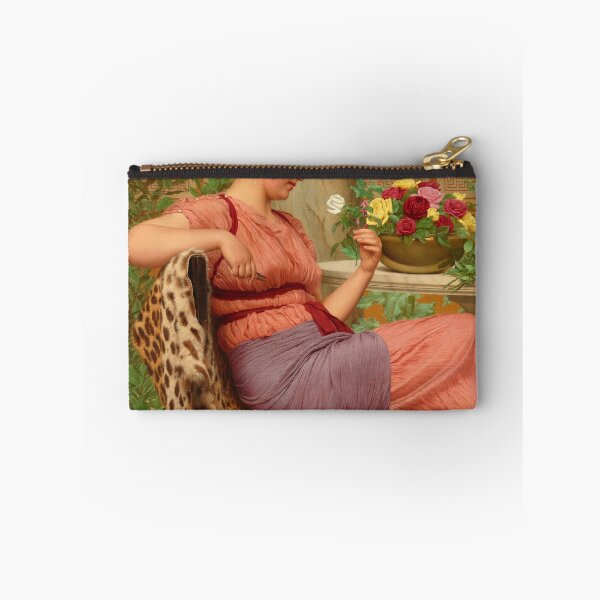 Item preview, The Time Of Roses (1916) "Girl with a beautiful transparent Summer pink Dress" John William Godward designed and sold by TeeARTHY.