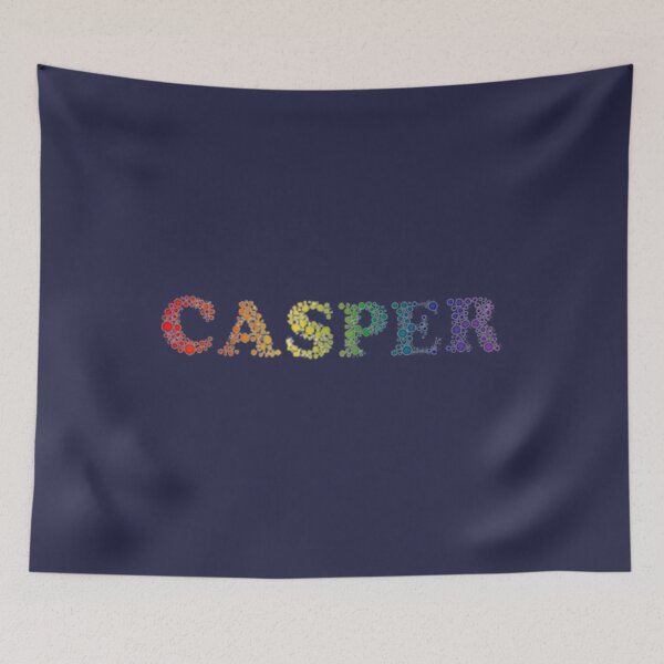 Item preview, Casper name - fun Rainbow Bubbles LGBT pride design designed and sold by JosephMorley.