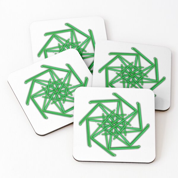 Item preview, Octagonal star, abstract art designed and sold by Meo Design.