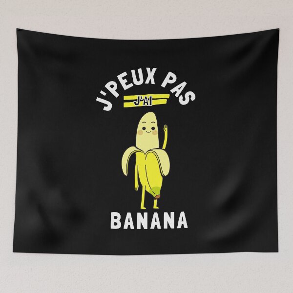 Item preview, JE PEUX PAS J'AI BANANA  SHIRT, FUNNY J'PEUX PAS J'AI, COOL J'PEUX PAS J'AI BANANA SHIRT, BANANA SHIRT designed and sold by zoonix.
