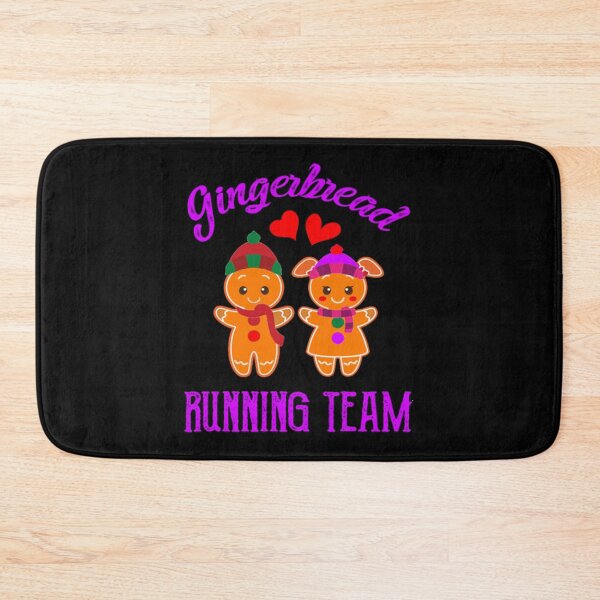 Item preview, Gingerbread Running Team Funny Gingerbread Sticker designed and sold by janlzmaude.