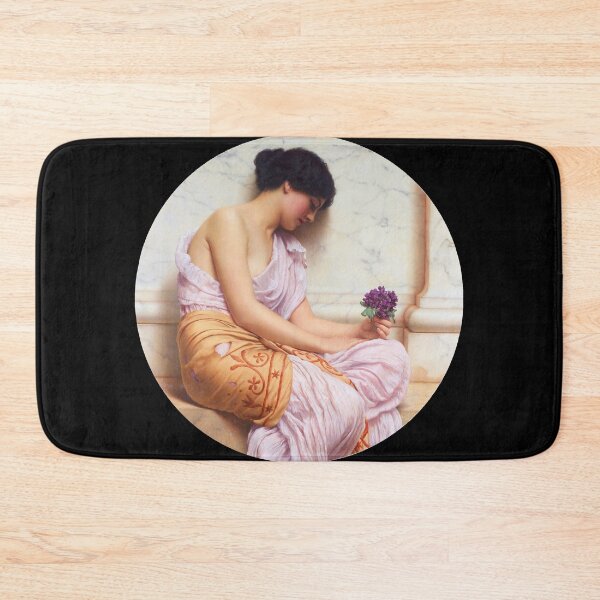 Item preview, Violets, Sweet Violets "Girl with a beautiful transparent Summer pink Dress" John William Godward designed and sold by TeeARTHY.
