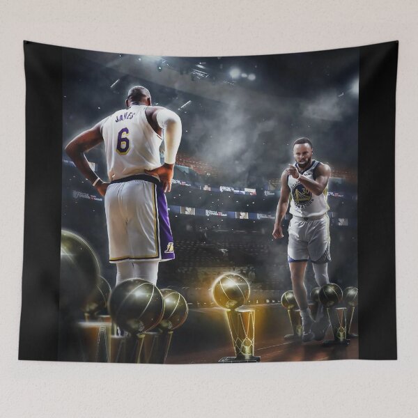 Item preview, LeBron And Curry - Who next 5 time Champions designed and sold by MichaelBK11.