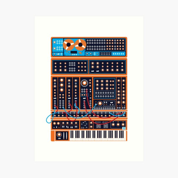 Synth Art Print