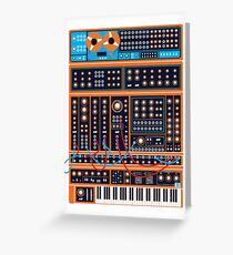 Tarjeta de felicitación Synth