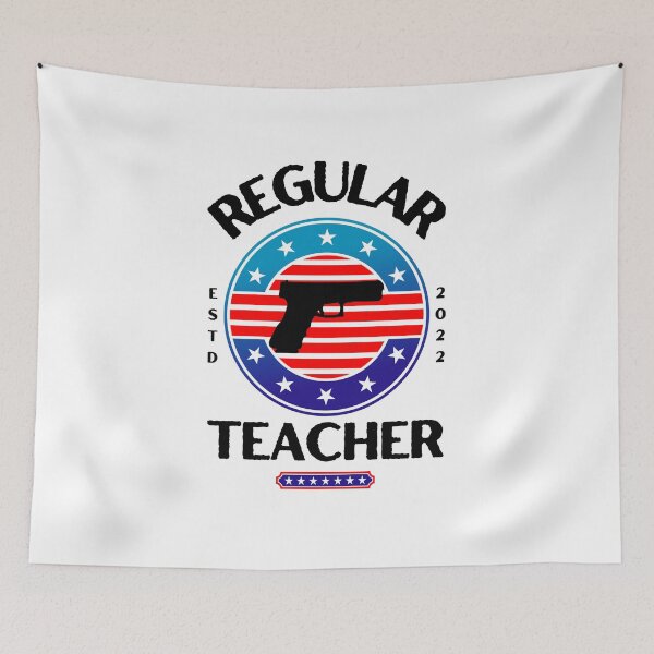 Item preview, Anti gun teacher uvalde Texas shooting gun control now reform demand action  designed and sold by DesignsbyMona.