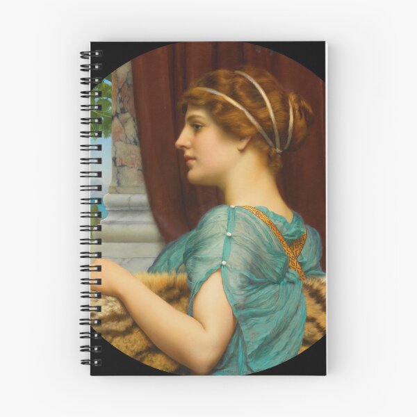 Item preview, A Pompeian Lady (1904) Girl with a beautiful transparent Summer Green Dress" John William Godward designed and sold by TeeARTHY.