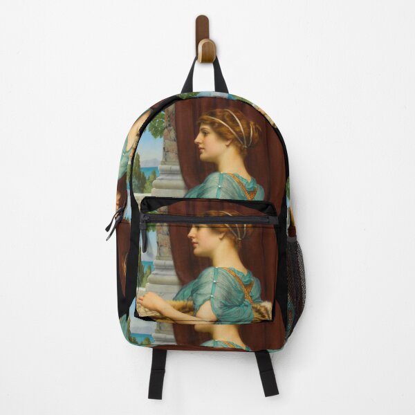 Item preview, A Pompeian Lady (1904) Girl with a beautiful transparent Summer Green Dress" John William Godward designed and sold by TeeARTHY.