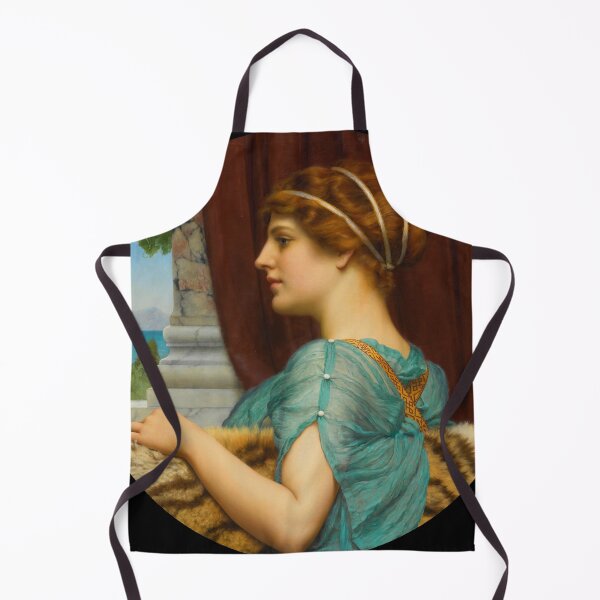 Item preview, A Pompeian Lady (1904) Girl with a beautiful transparent Summer Green Dress" John William Godward designed and sold by TeeARTHY.