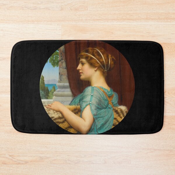 Item preview, A Pompeian Lady (1904) Girl with a beautiful transparent Summer Green Dress" John William Godward designed and sold by TeeARTHY.