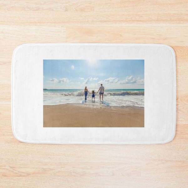 Item preview, Father's Day banner, a family of three holding hands, walking sweetly and happily, designed and sold by zenger2021.