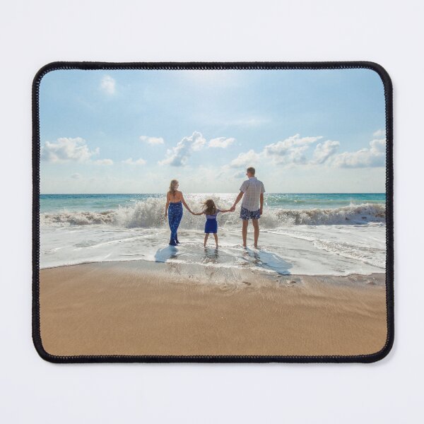 Item preview, Father's Day banner, a family of three holding hands, walking sweetly and happily, designed and sold by zenger2021.