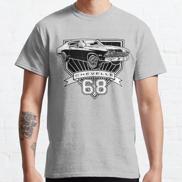 CROP TEE Chevelle SS Muscle Car Graphic Tee Muscle Car 