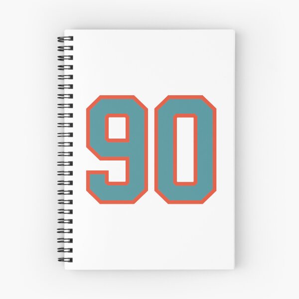 Item preview, 90 number, aqua orange lucky sports ninety designed and sold by ArtIsParty.
