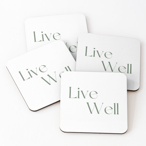 Item preview, Live Well - Inspirational Short Quotes designed and sold by rajasekhark.