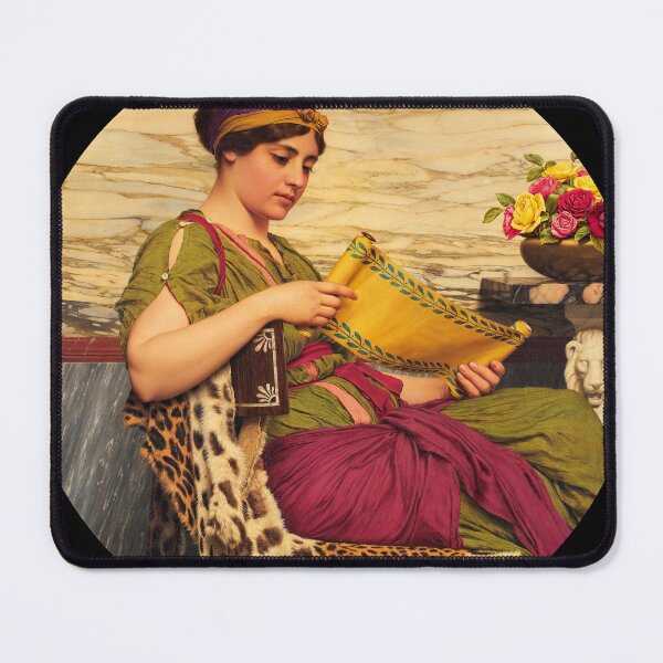 Item preview, An Edition de Luxe (1920) Girl with a beautiful transparent Summer Green Dress" John William Godward designed and sold by TeeARTHY.