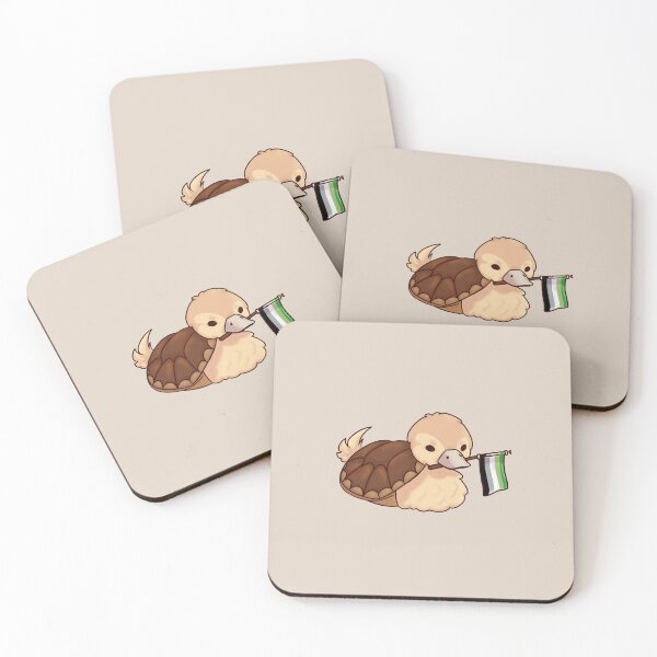 Item preview, ATLA Turtle Duck with Aromantic Flag designed and sold by Zolzo.