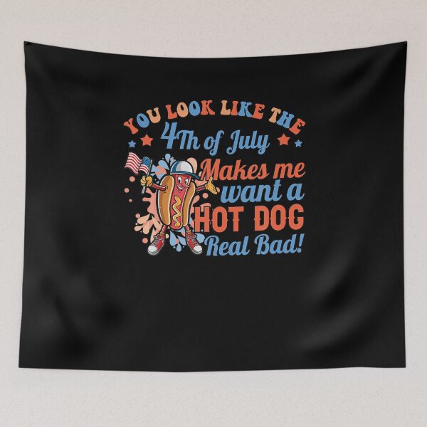 Item preview, You Look Like 4th Of July Makes Me Want A Hot Dog Real Bad T Shirt designed and sold by NicasioJr.
