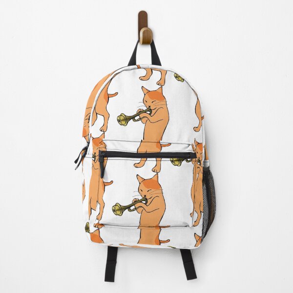 Item preview, Music Lover Cat Playing Trumpet designed and sold by SystemLion.