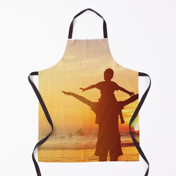 Item preview, father and son playing on sunset beach happy childhood kid happy childhood, designed and sold by zenger2021.