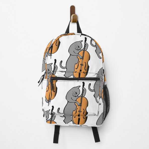 Item preview, Music Lover Cat Playing Double Bass designed and sold by SystemLion.
