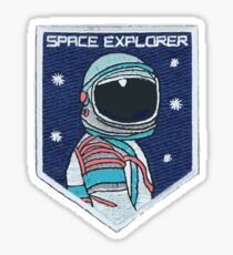 Astronaut Patch Sticker