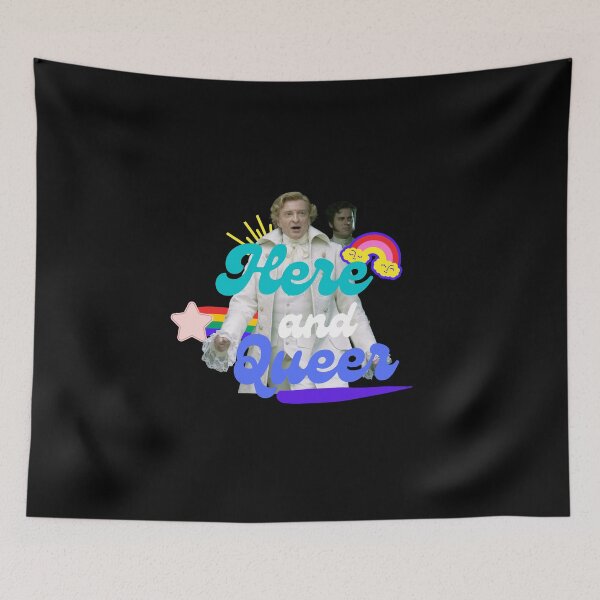 Item preview, Here and Queer designed and sold by Our Flag Means Merch.
