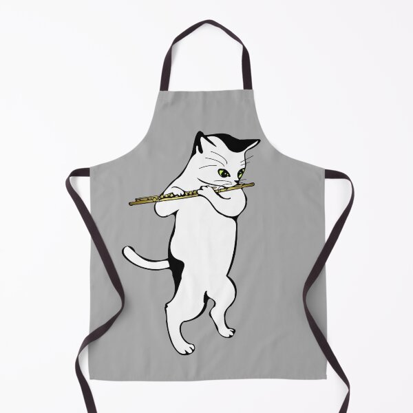 Item preview, Music Lover Cat Playing Flute designed and sold by SystemLion.