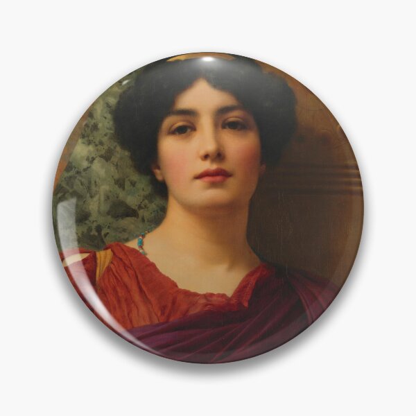 Item preview, A Pompeian Lady (1904)  Girl with a beautiful transparent Summer Green Dress" John William Godward designed and sold by TeeARTHY.