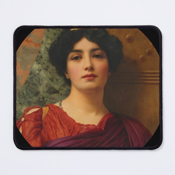 Item preview, A Pompeian Lady (1904)  Girl with a beautiful transparent Summer Green Dress" John William Godward designed and sold by TeeARTHY.