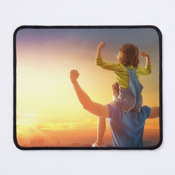 Item preview, Happy warm family father and his daughter playing outdoors happy childhood designed and sold by zenger2021.