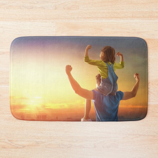 Item preview, Happy warm family father and his daughter playing outdoors happy childhood designed and sold by zenger2021.