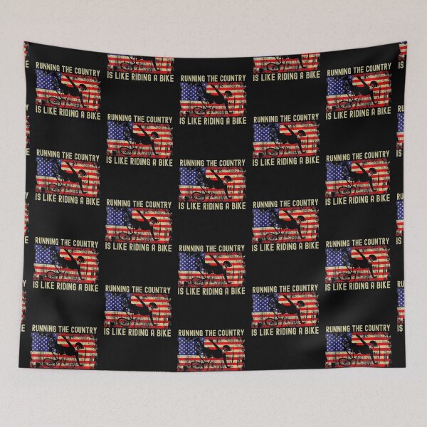 Item preview, Running The Country Is Like Riding A Bike - Funny Biden Meme designed and sold by urban-design.