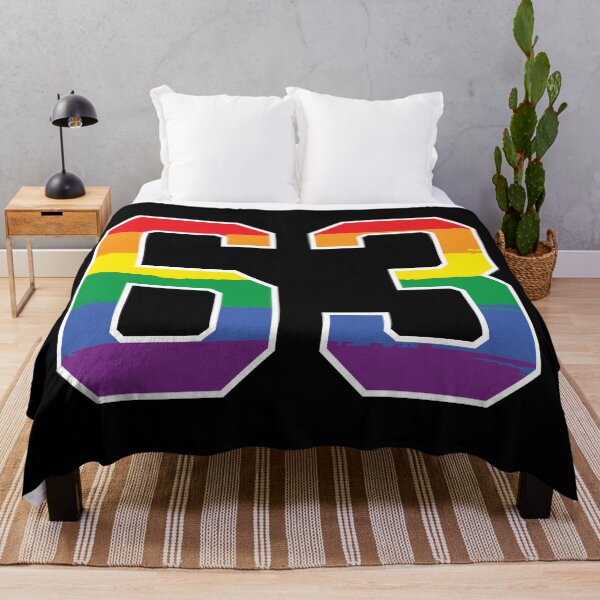 Item preview, Number 63 Rainbow LGBT pride sixty three designed and sold by LoveIsColorful.