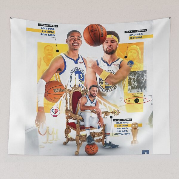 Item preview, Big Three Curry Poole Klay Champions designed and sold by MichaelBK11.