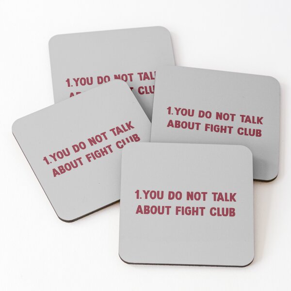 Item preview, Fight Club, first rule, burgundy designed and sold by perezzzoso.