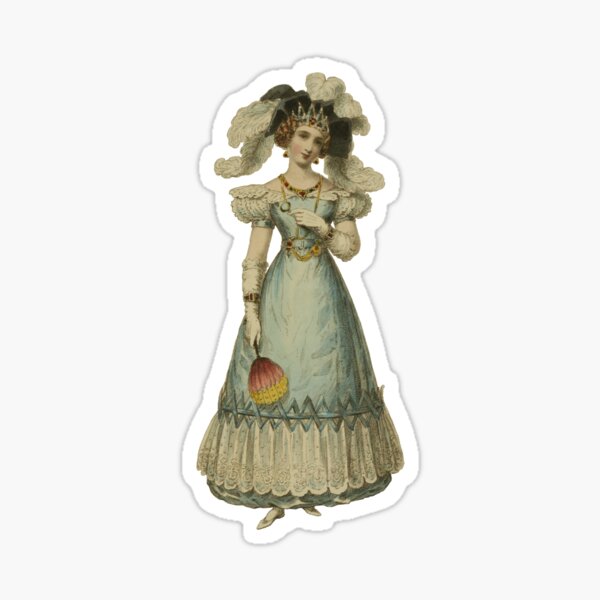 Item preview, Regency Princess - Fashion Illustration designed and sold by SALON DES ARTS.