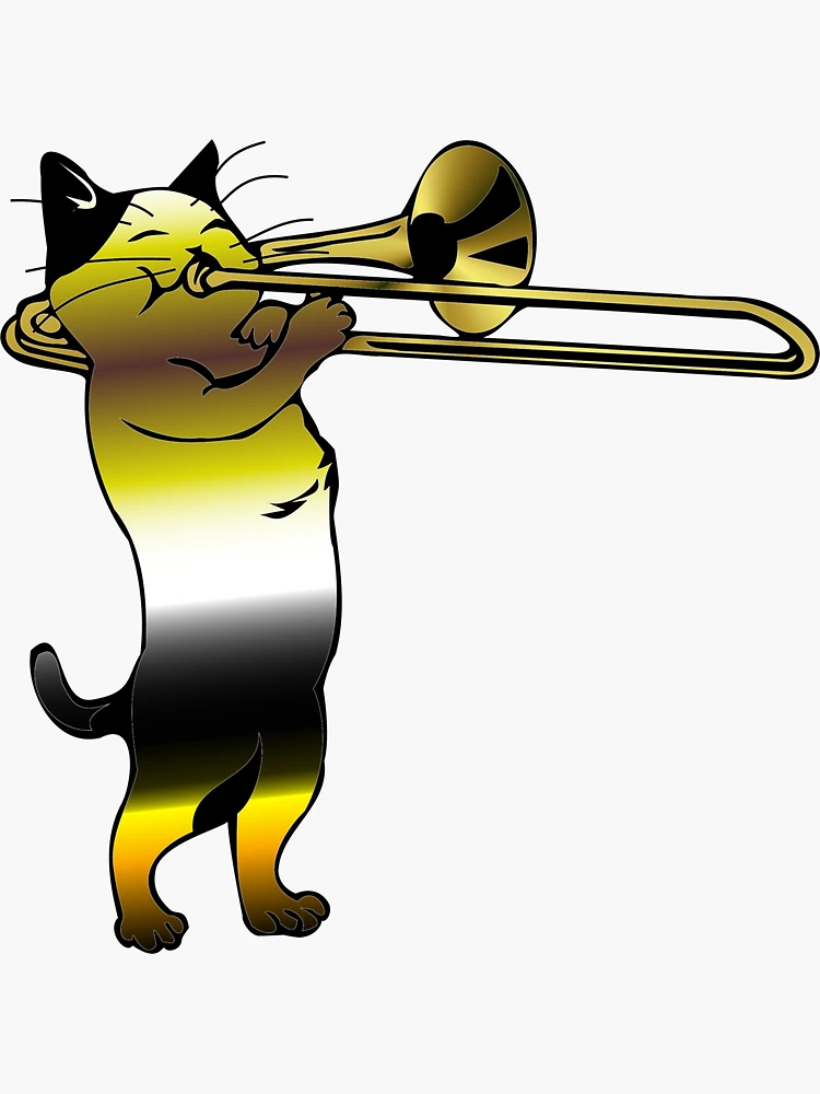 Black Cats Playing With Trombone Vintage Sunset T Shirt Black Cats Playing With Trombone Vintage Sunset T Shirt
