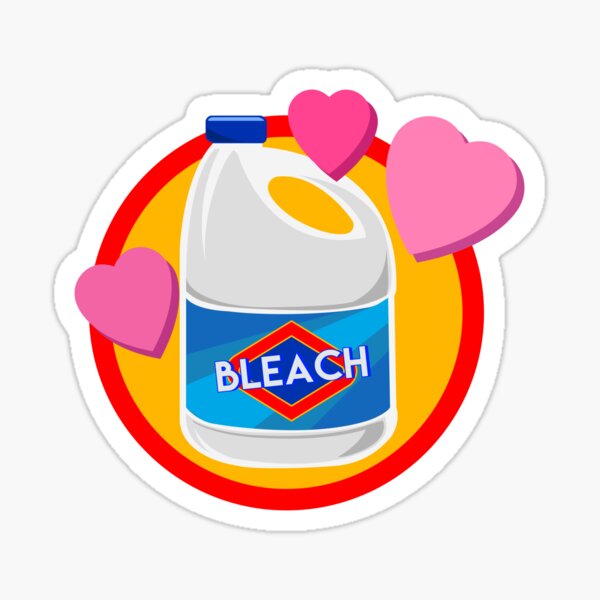 I Heart Bleach Sticker