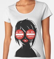 DO NOT ENTER Women's Premium T-Shirt