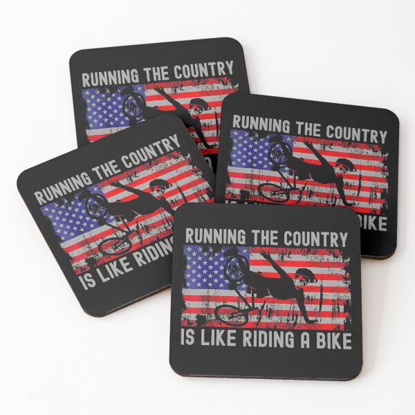 Item preview, Running The Country Is Like Riding A Bike - Funny Biden T-Shirt designed and sold by urban-design.
