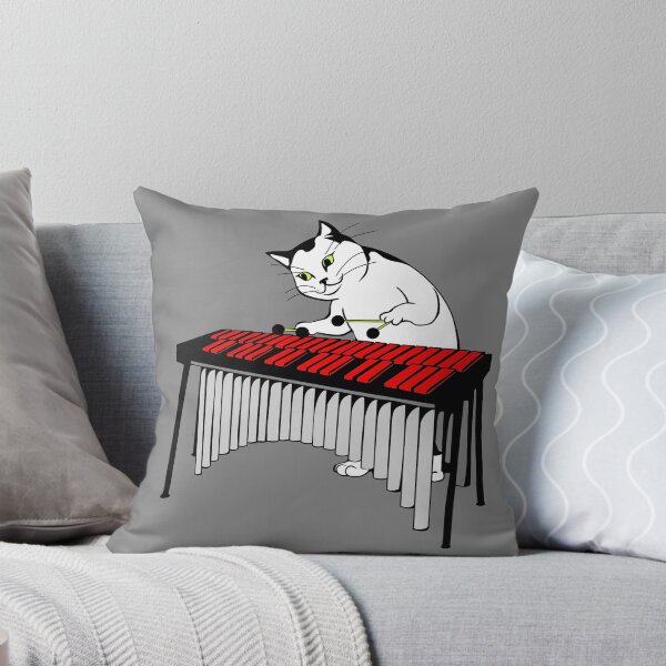 Item preview, Music Lover Cat Playing Xylophone designed and sold by SystemLion.